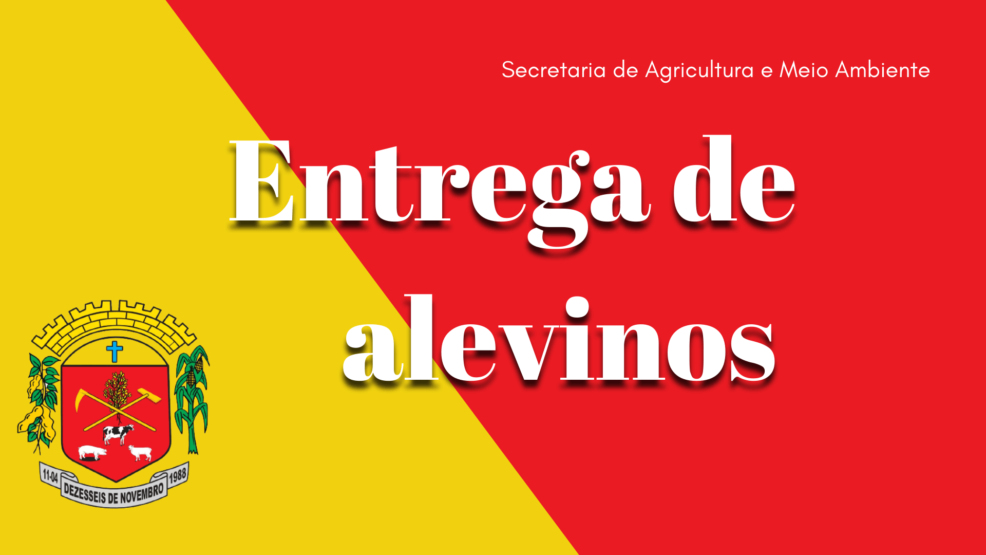 ENTREGA DE ALEVINOS